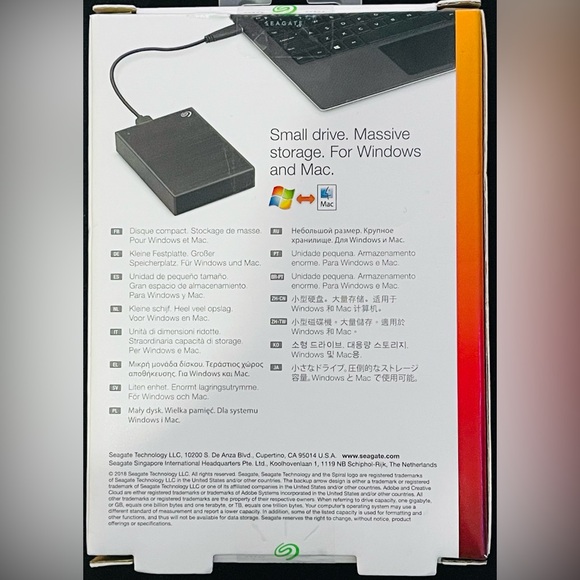 SeaGate Backup Plus PORTABLE ~5TB~ External HDD - Picture 2 of 4